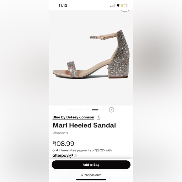 Blu by Betsy Johnson Champagne Heels 👠 - Picture 3 of 11